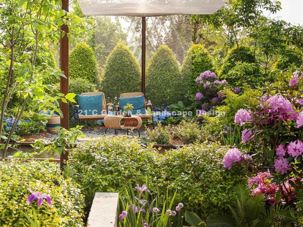 2020 海宁 |  200㎡ | 展示花园 | 现代自然风（植物施工）002