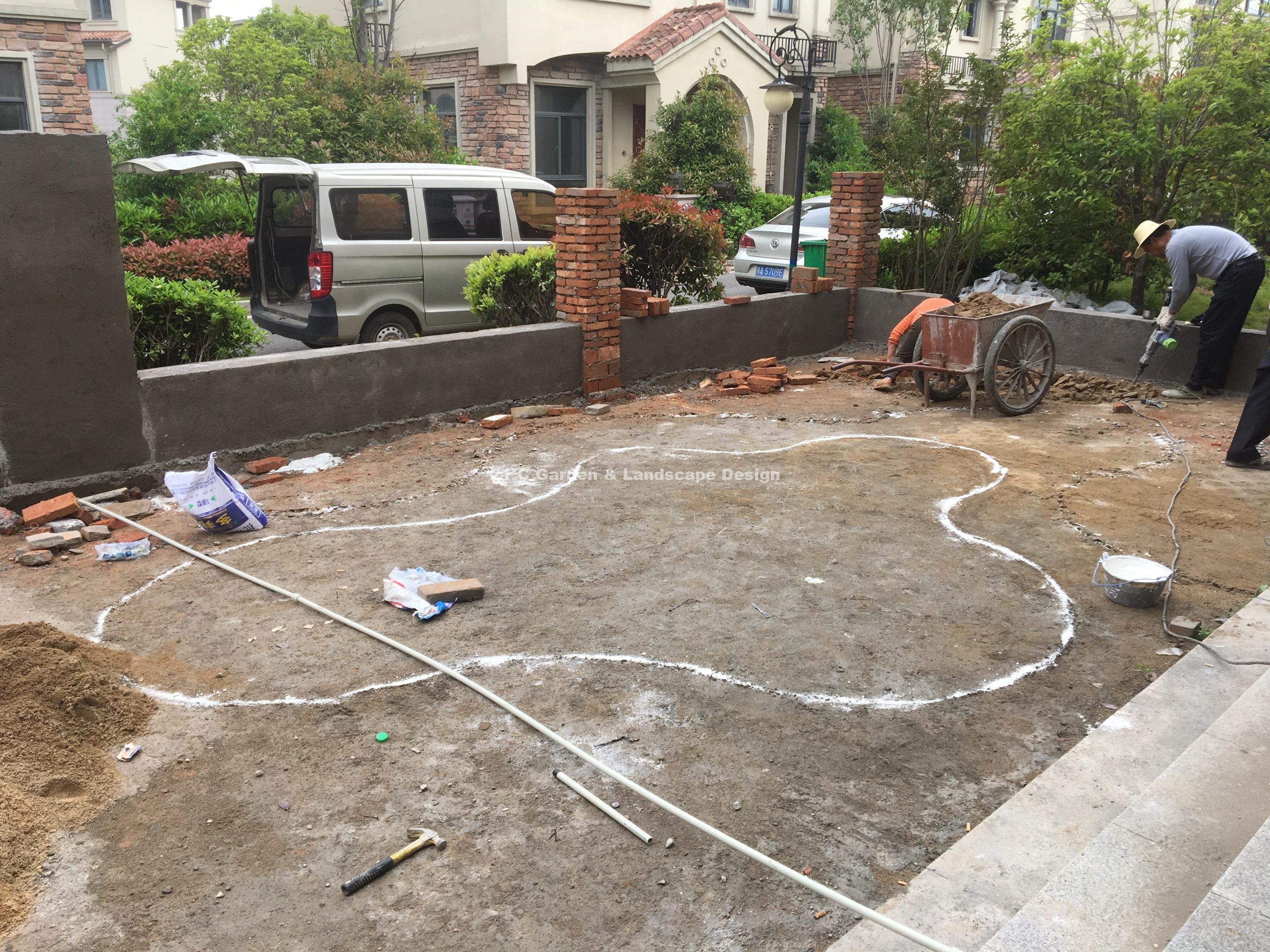 2019-武汉-138㎡-私家花园-现代自然风（设计施工）8