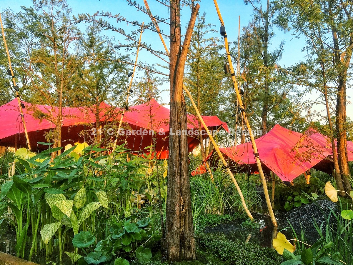 2019-武汉-200㎡-展示花园-波西米亚（植物施工） (2)