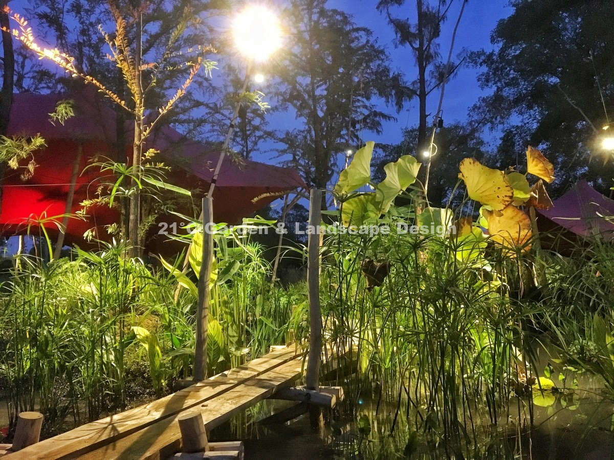2019-武汉-200㎡-展示花园-波西米亚（植物施工） (7)