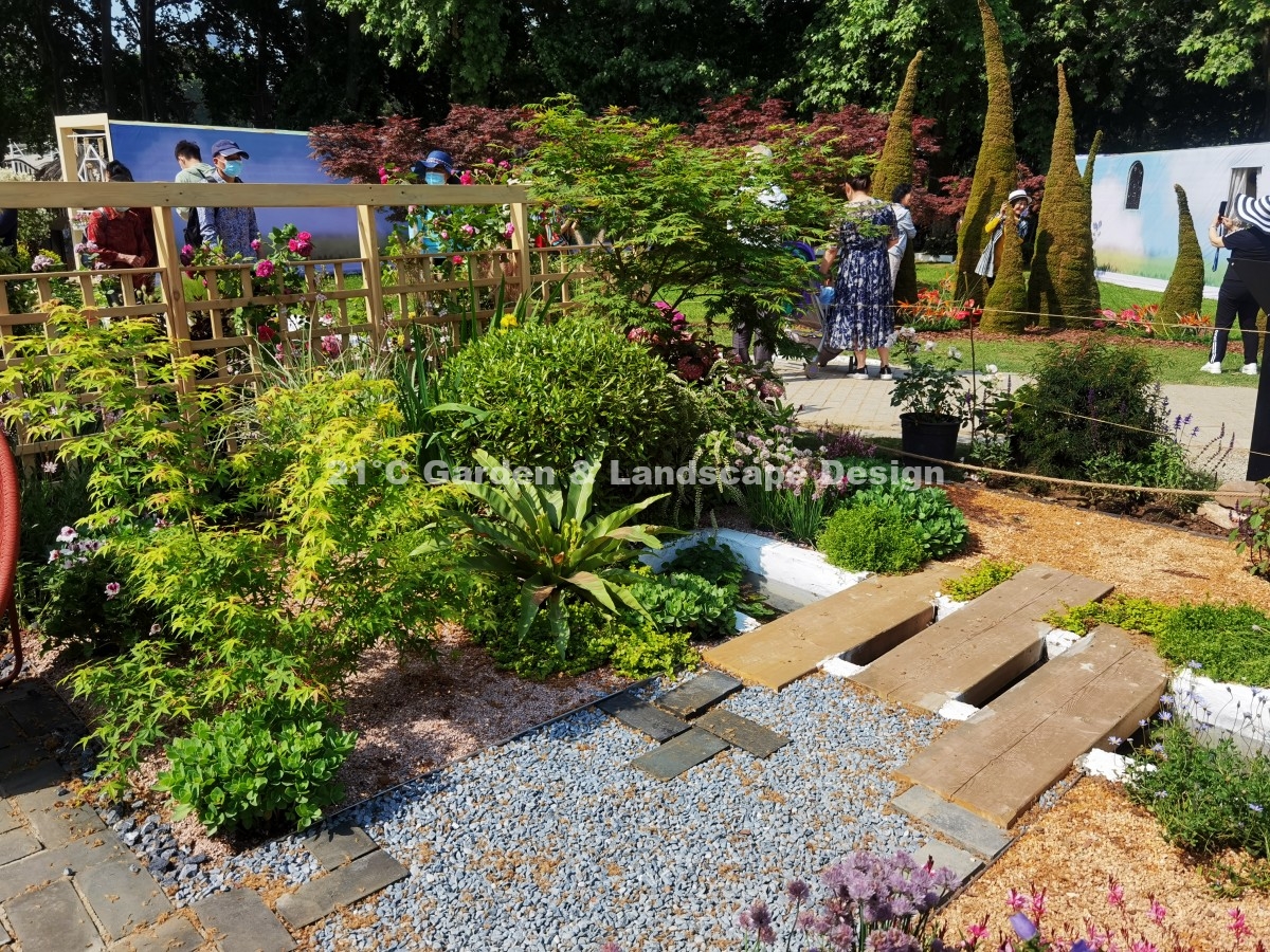 2021-武汉-25㎡-展示花园-现代自然风（植物施工） (6)