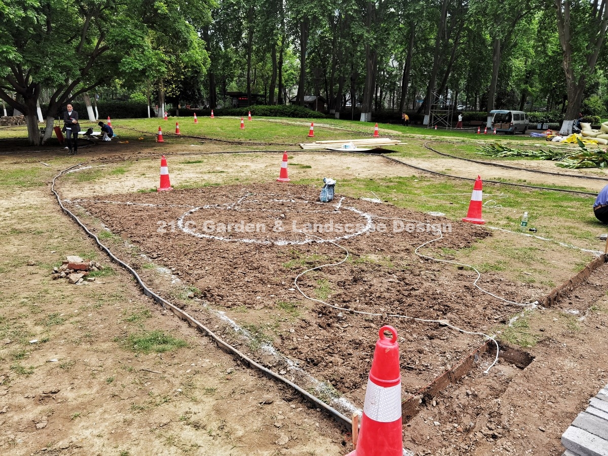 2021-武汉-25㎡-展示花园-田园自然风（设计施工） (04)