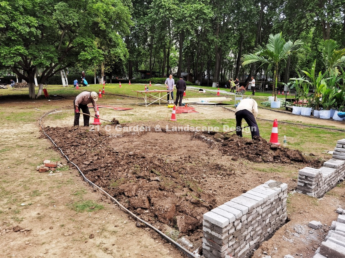 2021-武汉-25㎡-展示花园-田园自然风（设计施工） (06)