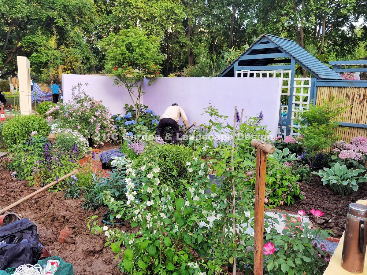 2021-武汉-25㎡-展示花园-田园自然风（设计施工） (10)