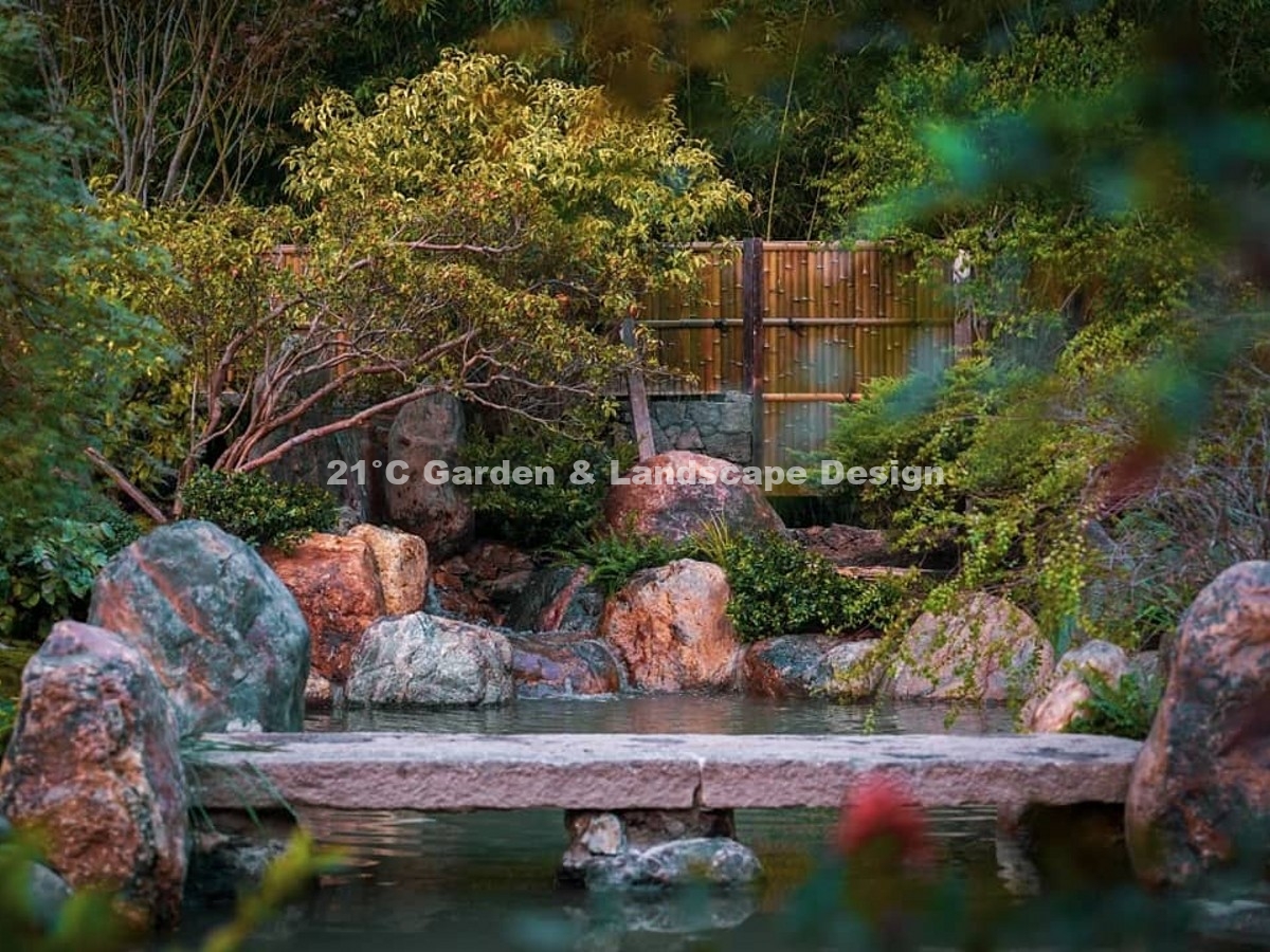 2021-武汉-300㎡-展示花园-日式山水庭（庭院施工） (1)