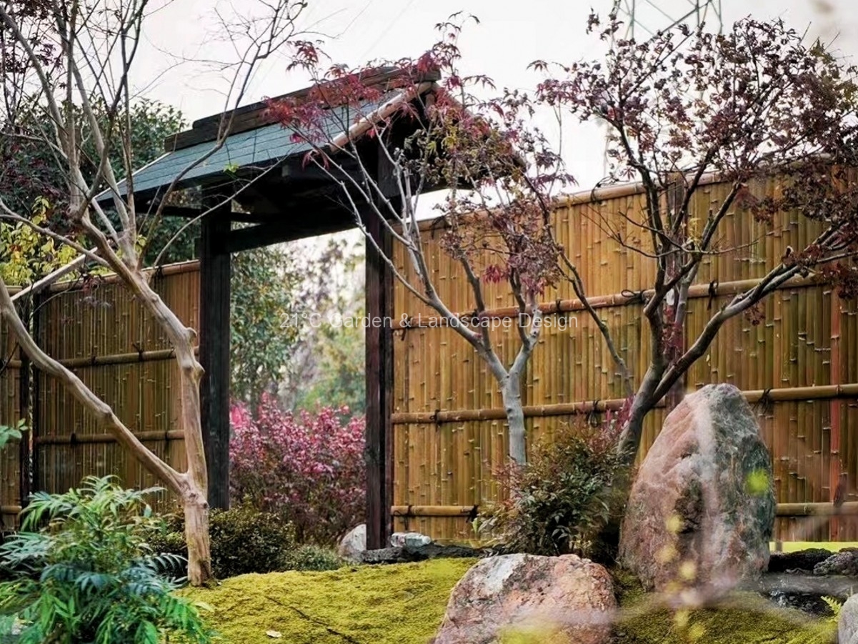 2021-武汉-300㎡-展示花园-日式山水庭（庭院施工） (13)