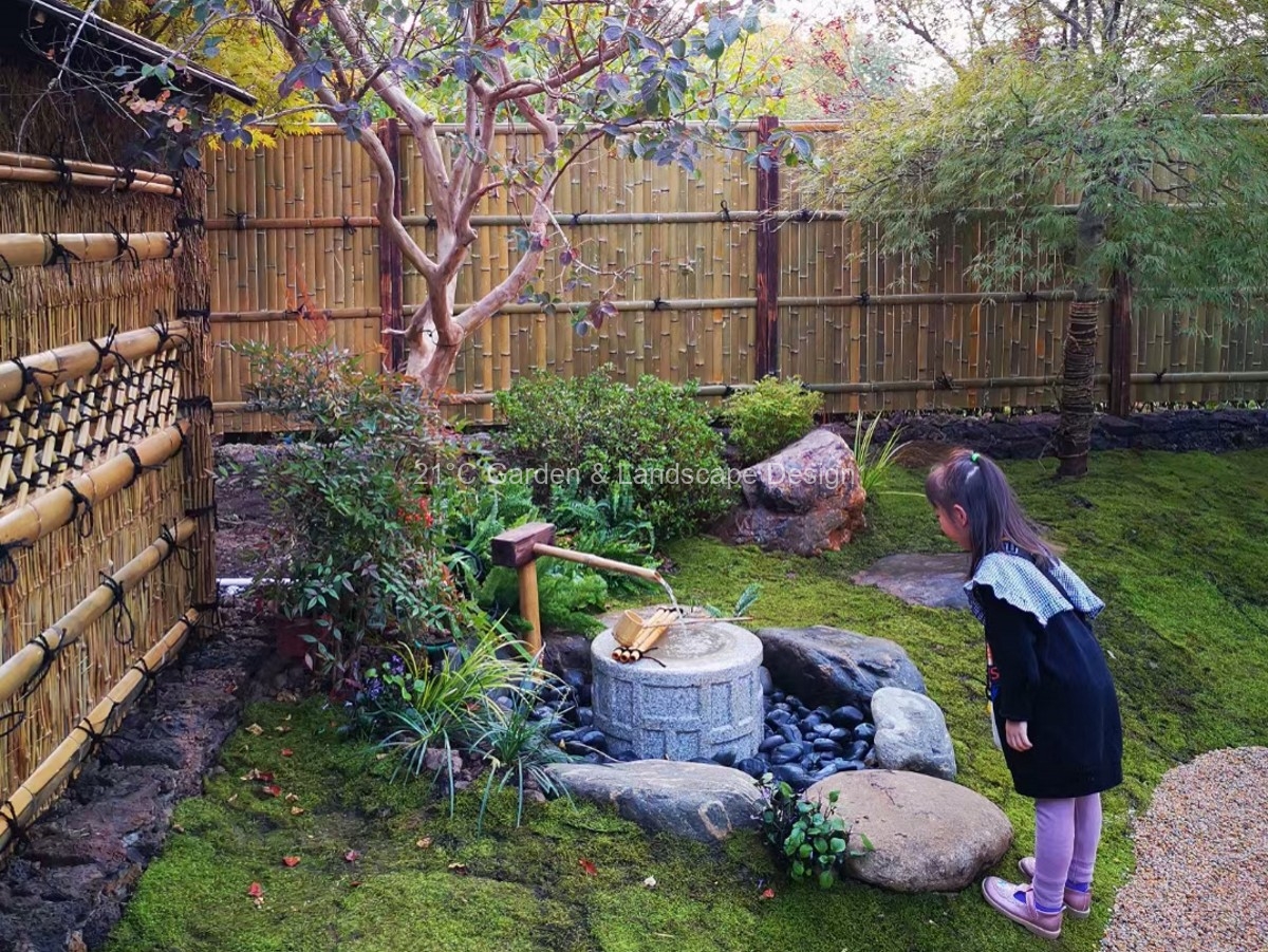 2021-武汉-300㎡-展示花园-日式山水庭（庭院施工） (14)