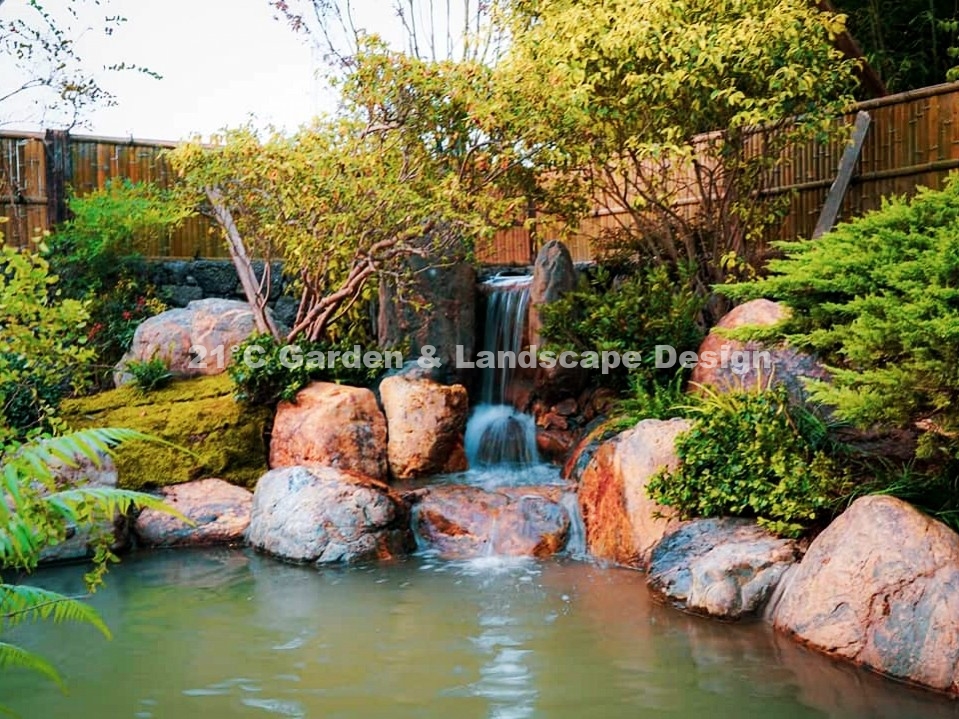 2021-武汉-300㎡-展示花园-日式山水庭（庭院施工） (3)