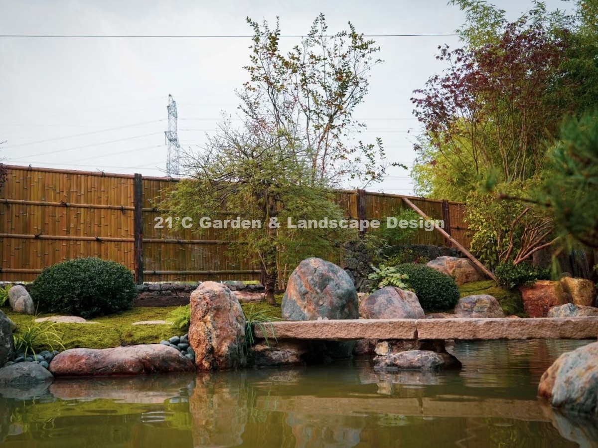 2021-武汉-300㎡-展示花园-日式山水庭（庭院施工） (4)