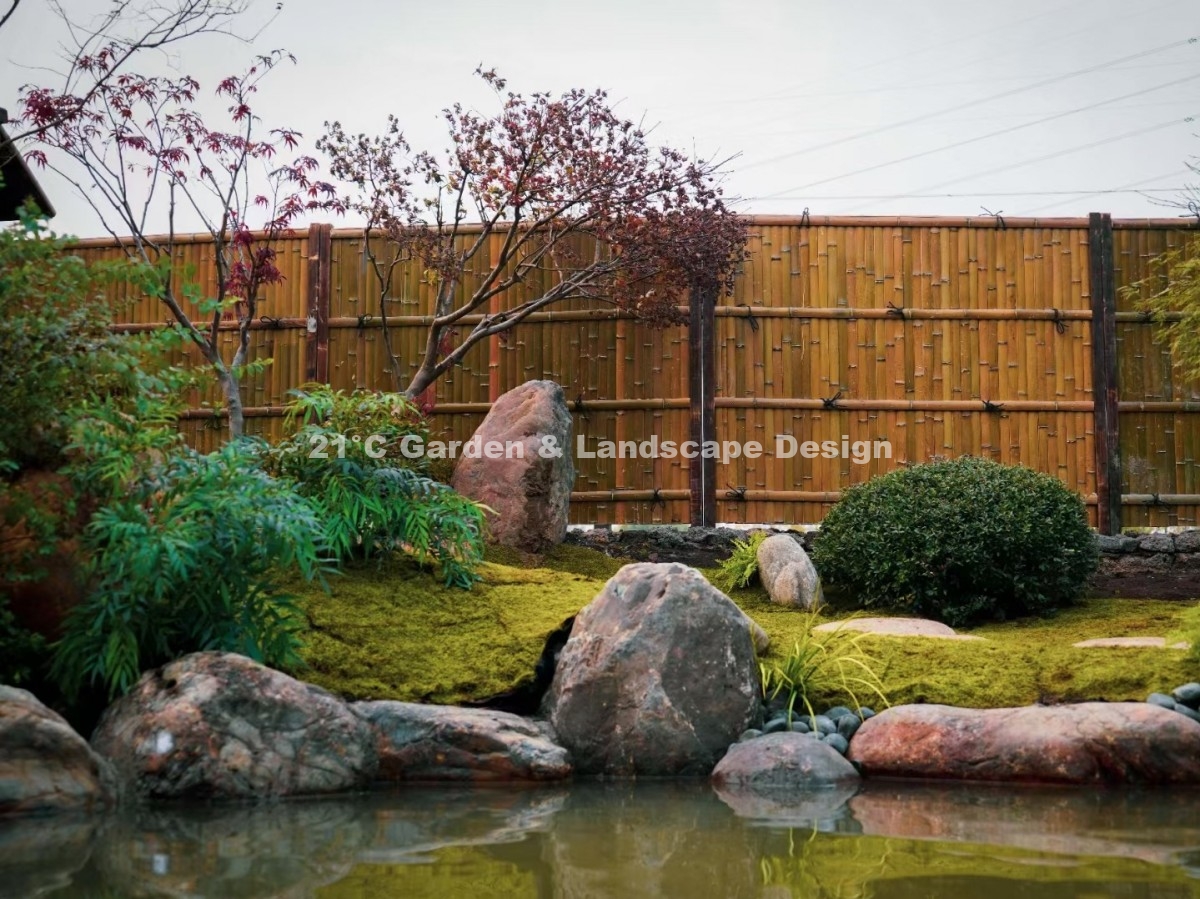 2021-武汉-300㎡-展示花园-日式山水庭（庭院施工） (6)