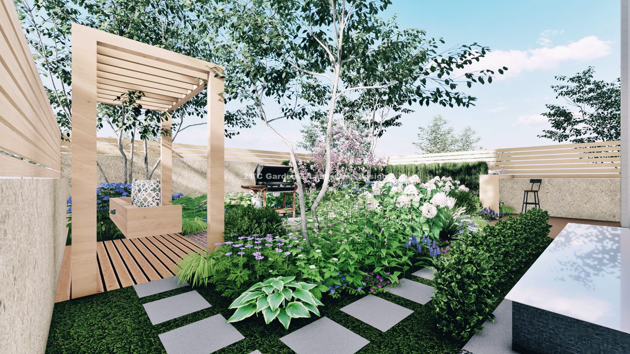 2021-石家庄-77㎡-私家花园-现代自然风（全案设计）6