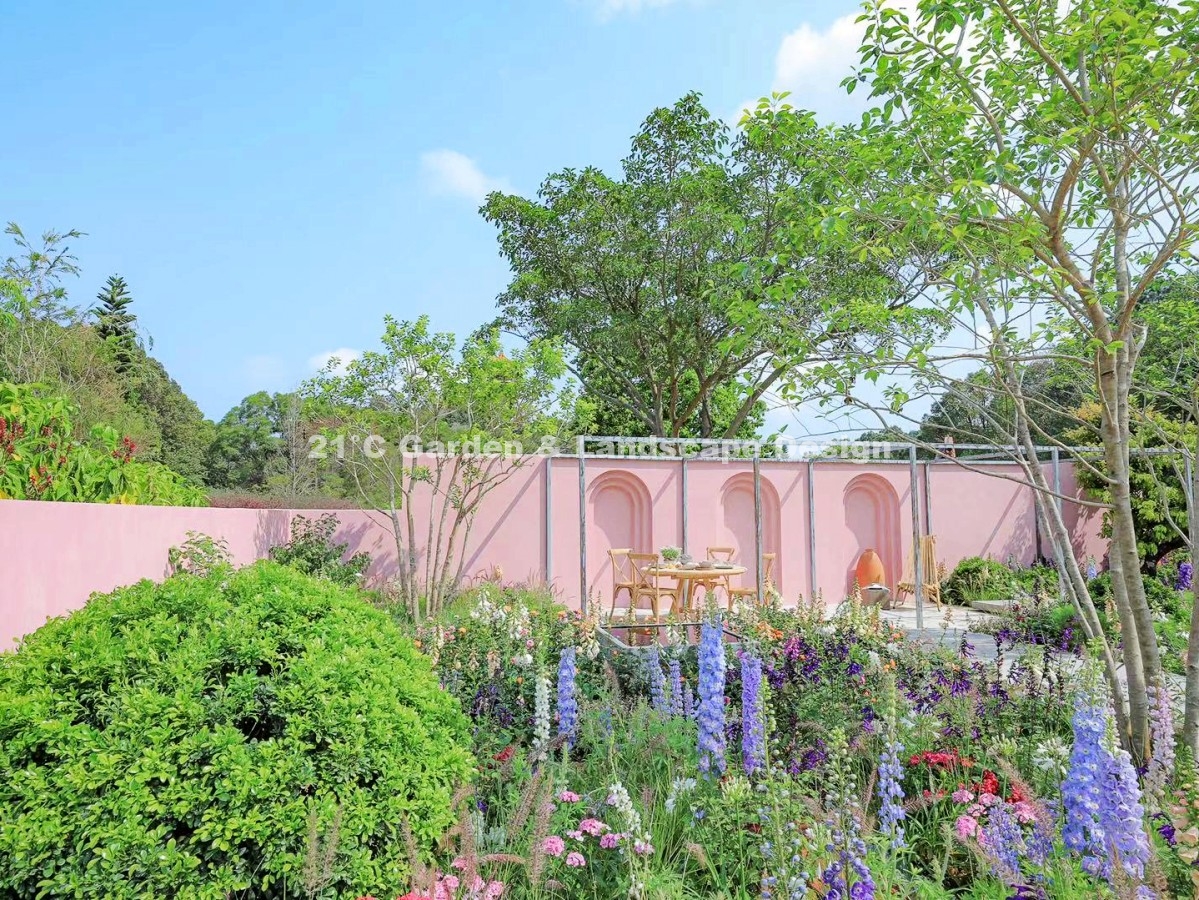 深圳-200㎡-展示花园-乡村自然风-植物施工 (4)